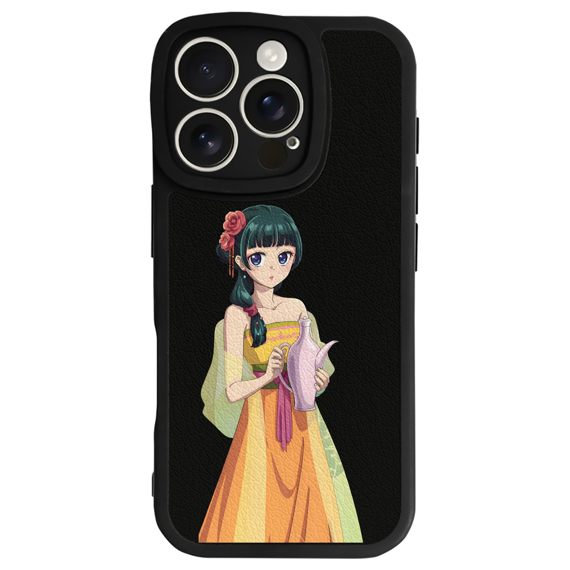 薬屋のひとりごと The Apothecary Diaries 【iPhone 16シリーズ対応】シリコンスマホケース（レザー調） 材質：シリコン